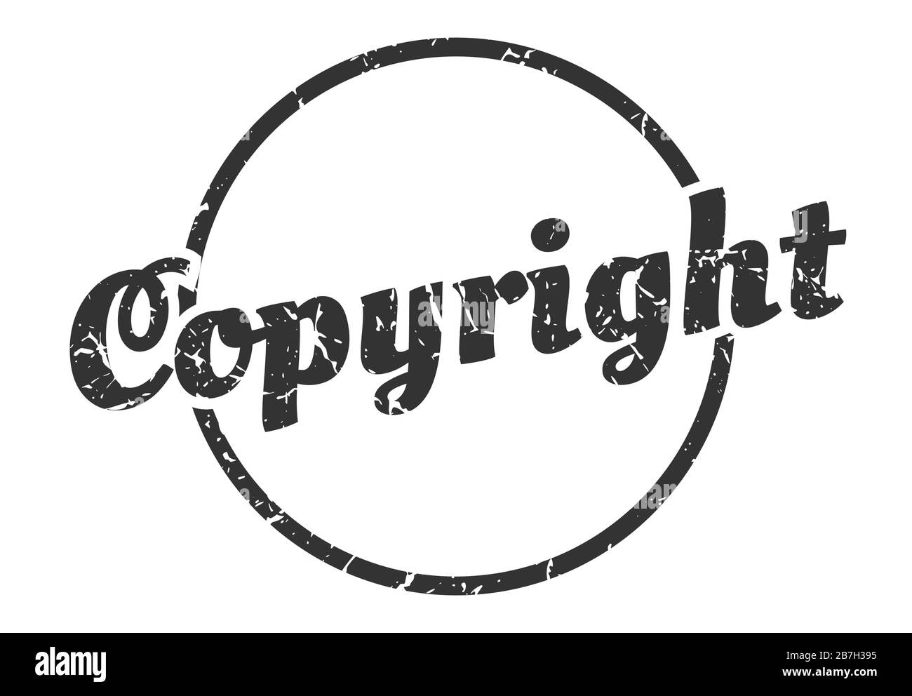 copyright sign. copyright round vintage grunge stamp. copyright Stock