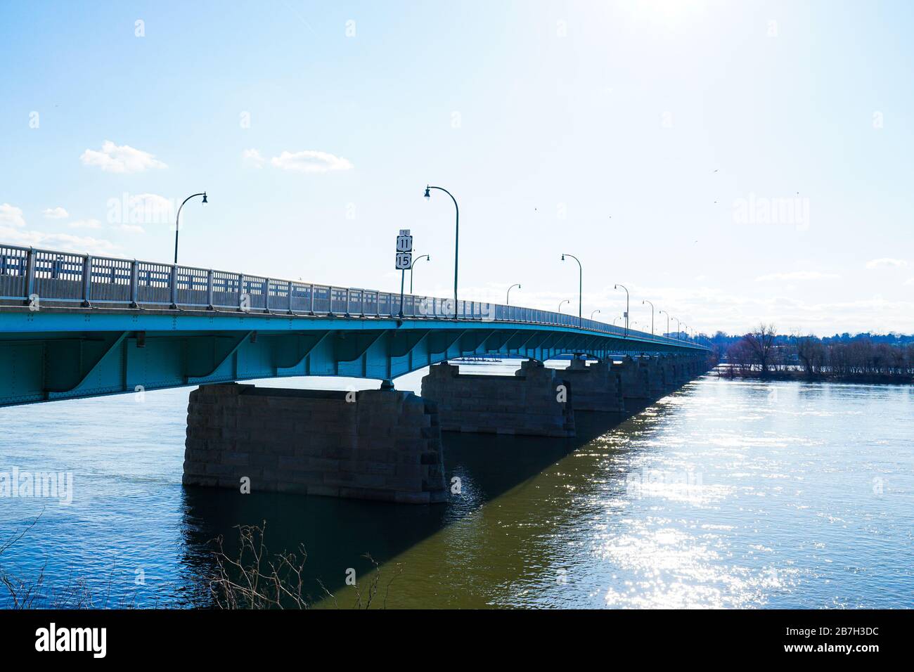 Steel Girder Bridge Stock Photo Alamy