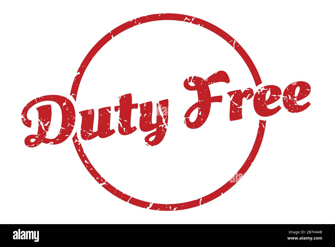 duty free sign. duty free round vintage grunge stamp. duty free Stock ...