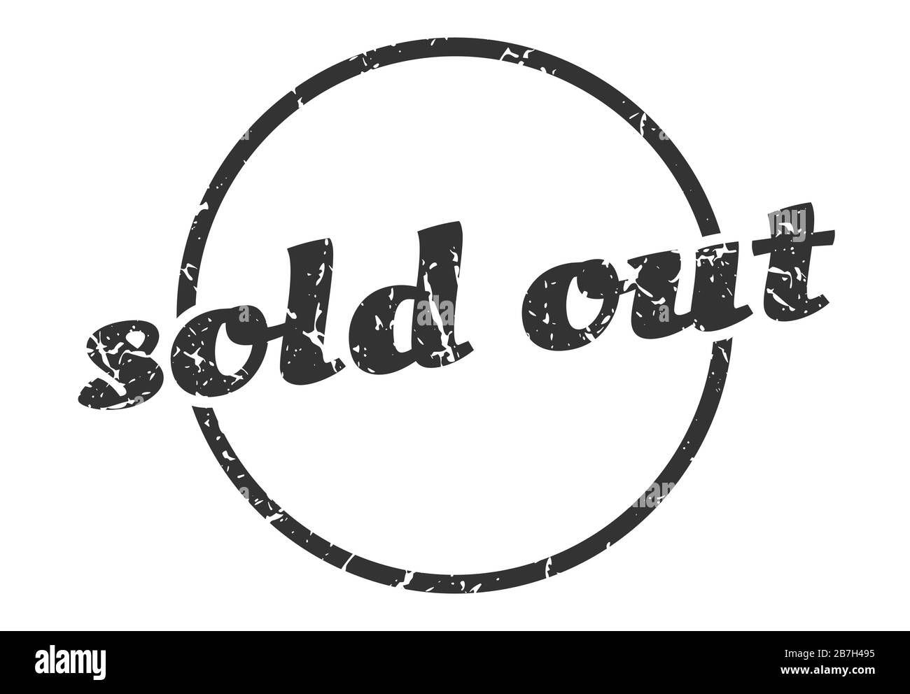 sold out sign. sold out round vintage grunge stamp. sold out Stock