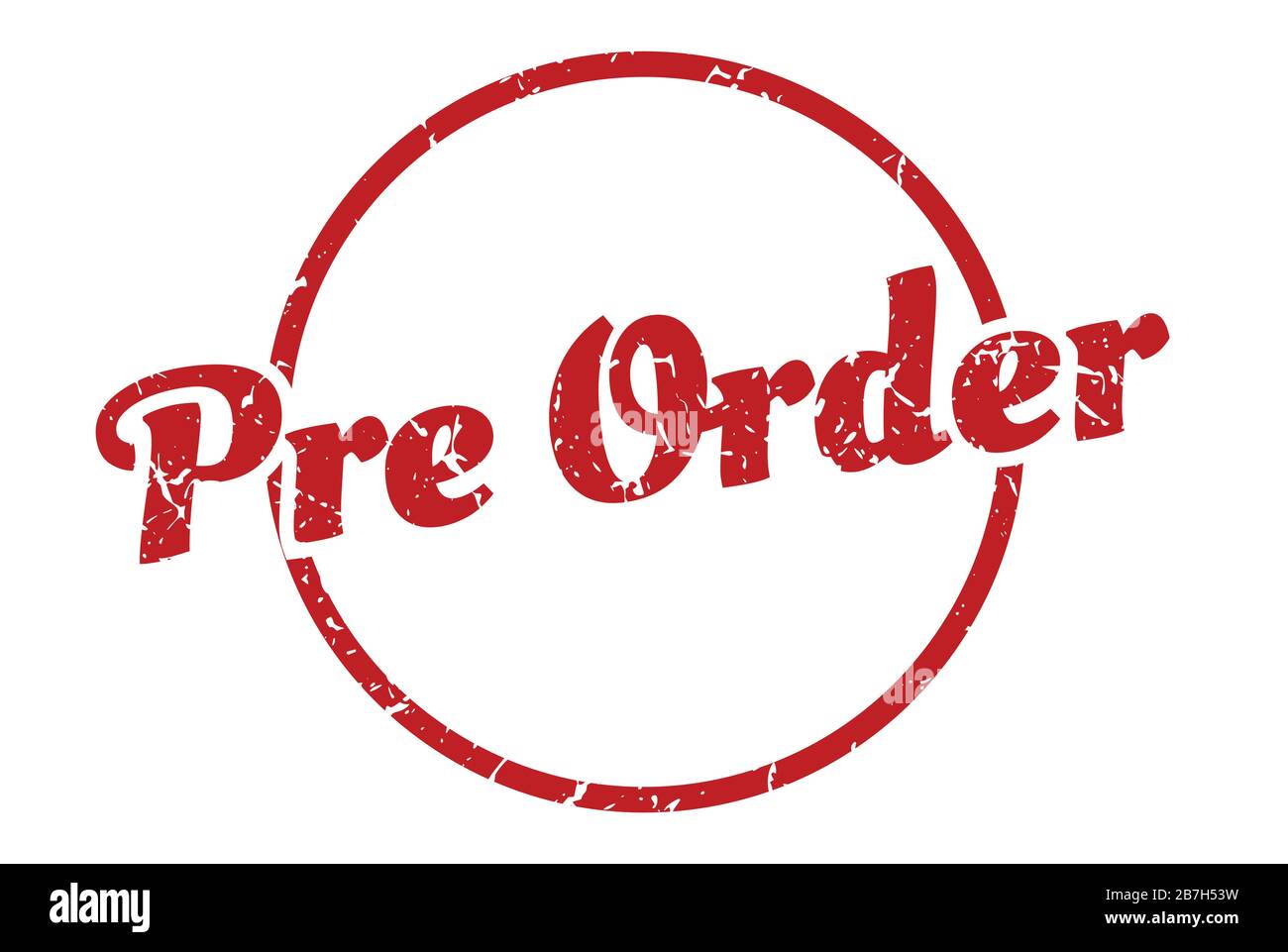 Pre order rubber stamp hires stock photography and images Alamy