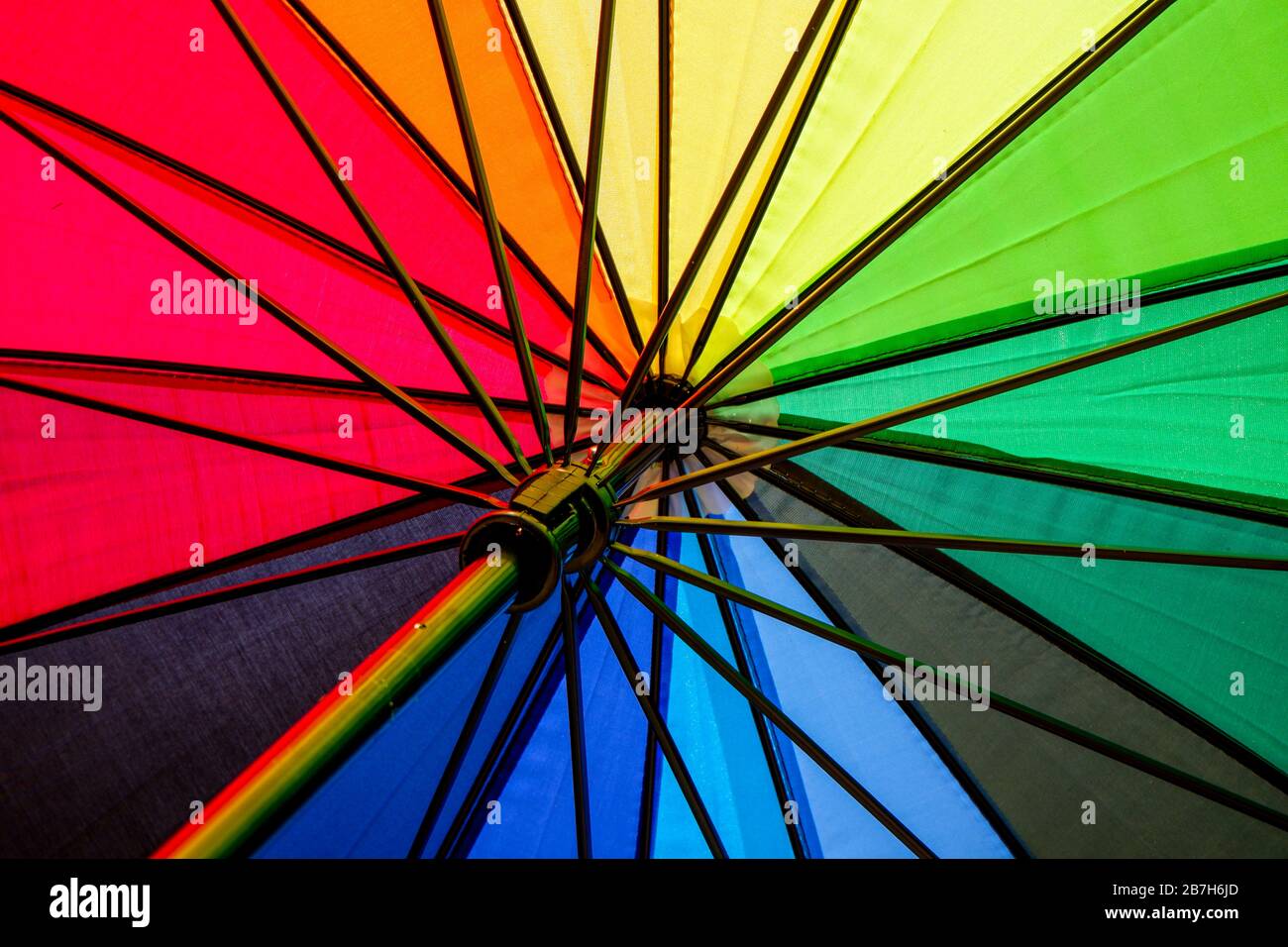 background fabric texture of Colorful umbrella Stock Photo - Alamy