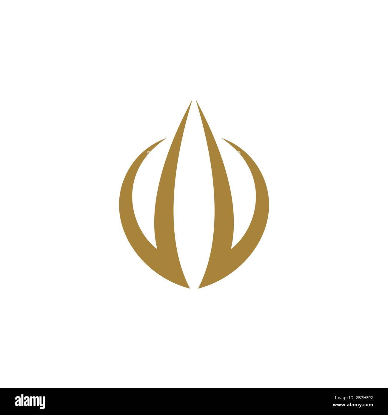 Abstract Gold Flower vector Logo Template Illustration Design. Vector ...
