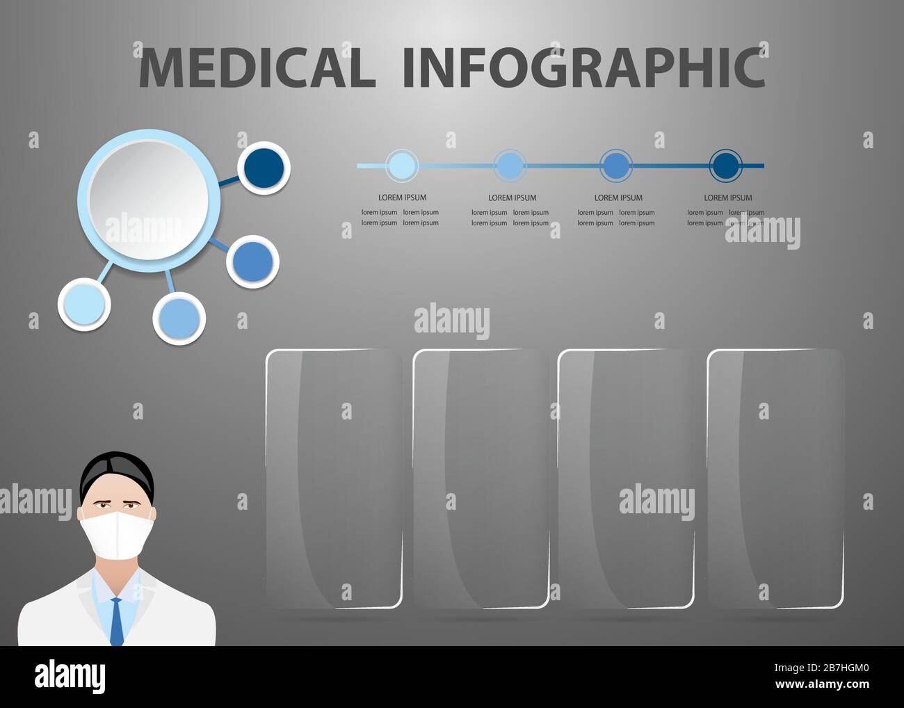 Transparent communication doctor Stock Vector Images - Alamy