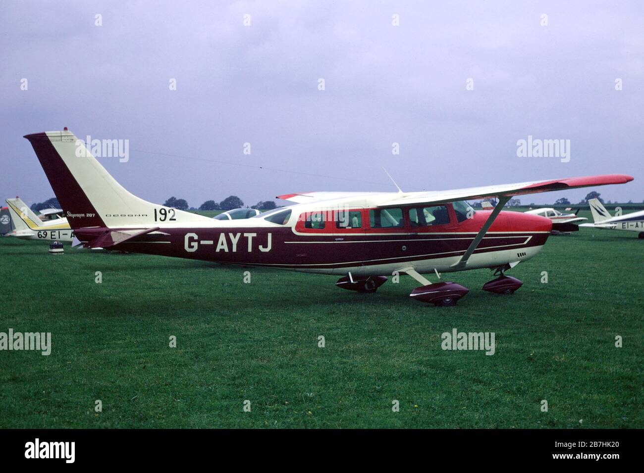 The Daily Express Air Race at Sywell on 12th June 1971 Stock Photo
