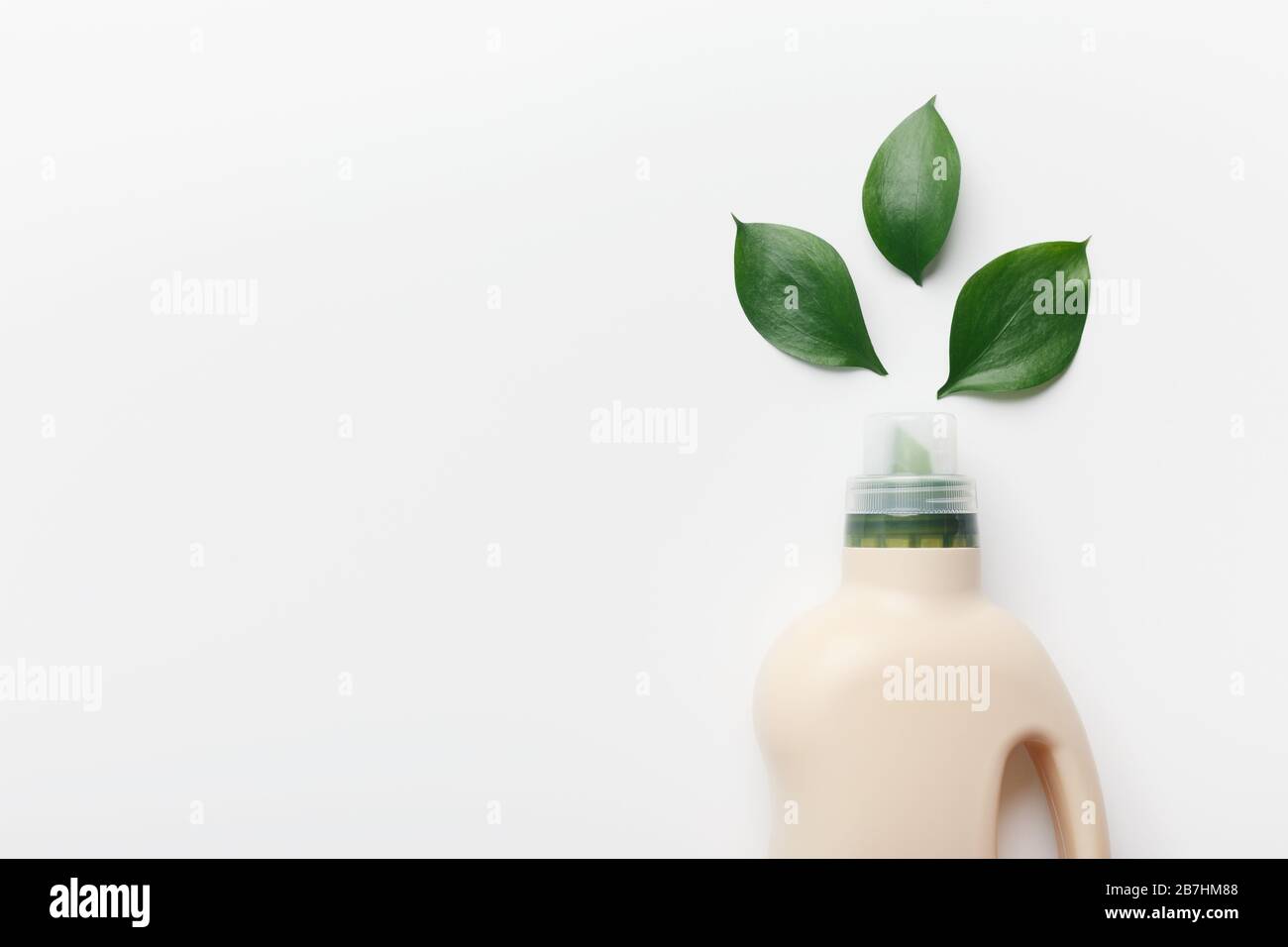 Safe environment with bio cleaning and washing detergent Stock Photo