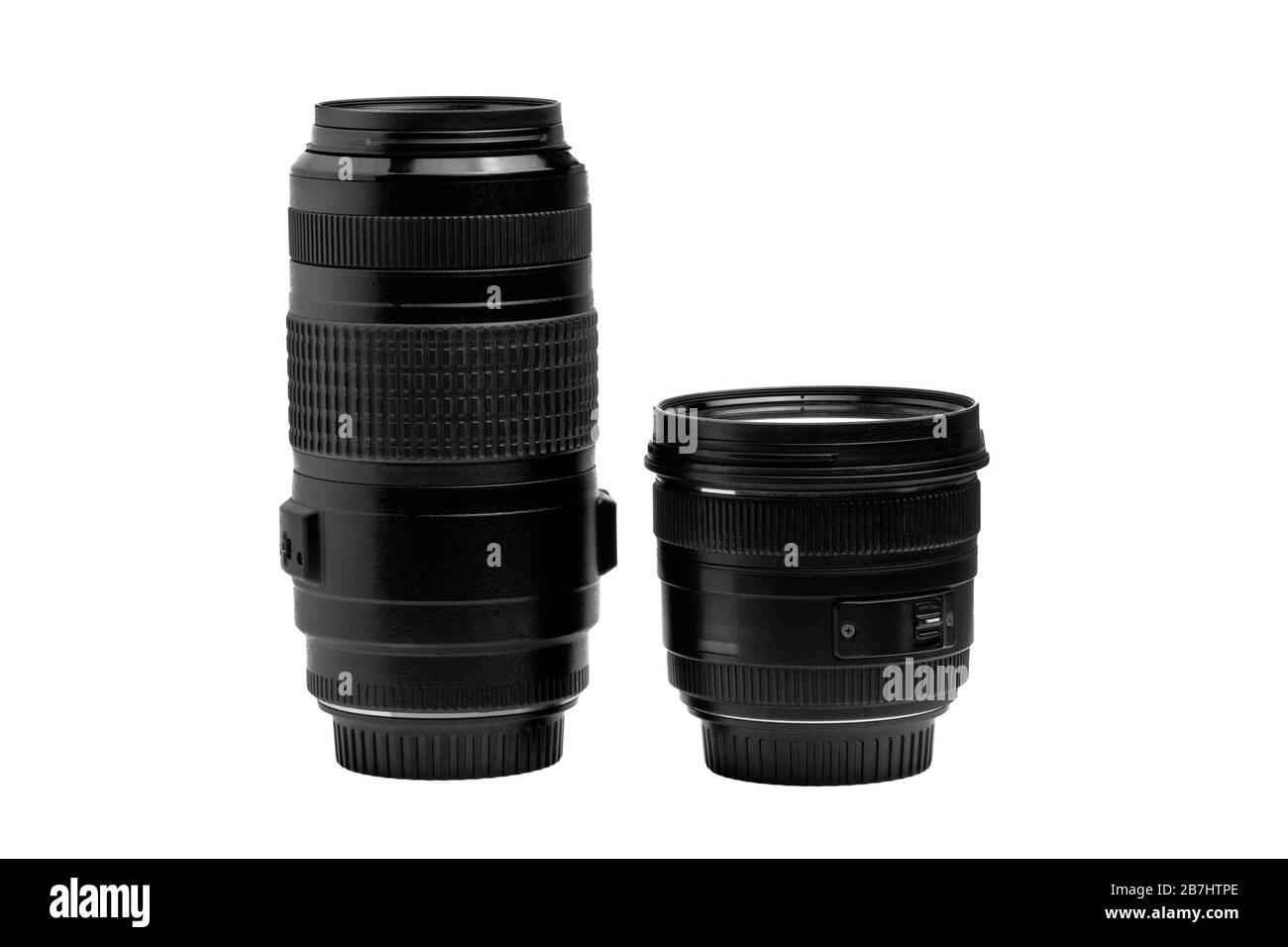 Camera with two lenses Black and White Stock Photos & Images Alamy