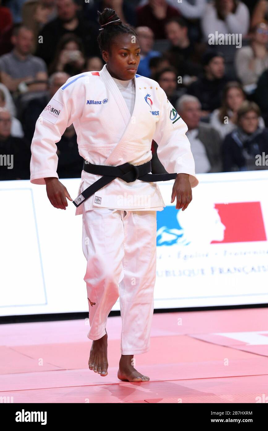 Paris, France - 08th Feb, 2020: Clarisse Agbegnenou for France (Credit: Mickael Chavet) Stock Photo