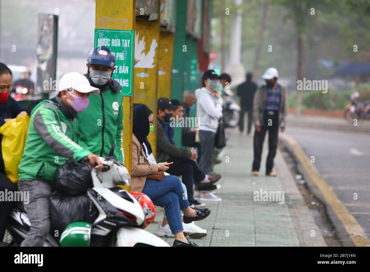 Download Hanoi Vietnam 16th March 2020 Photo Taken On March 16 2020 Shows People Weaing Face Masks PSD Mockup Templates