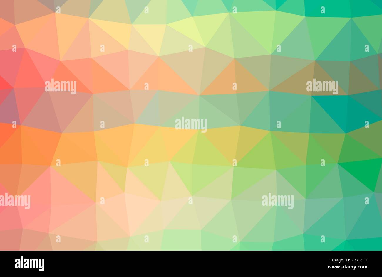 Illustration of abstract Orange, Yellow horizontal low poly background ...