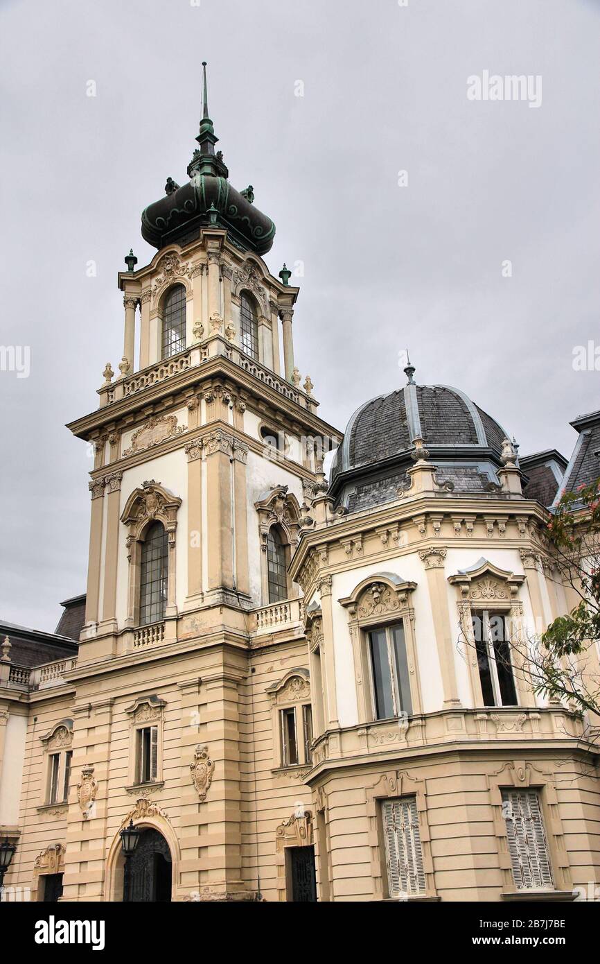 Keszthely, Hungary. Festetics Palace. Landmark of Zala County. Stock Photo