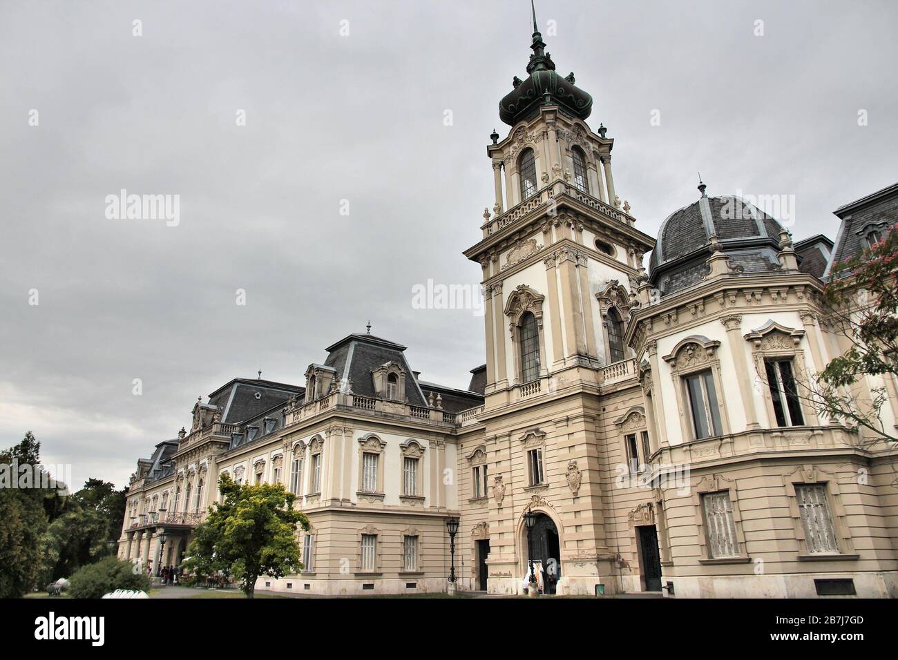 Keszthely, Hungary. Festetics Palace. Landmark of Zala County. Stock Photo