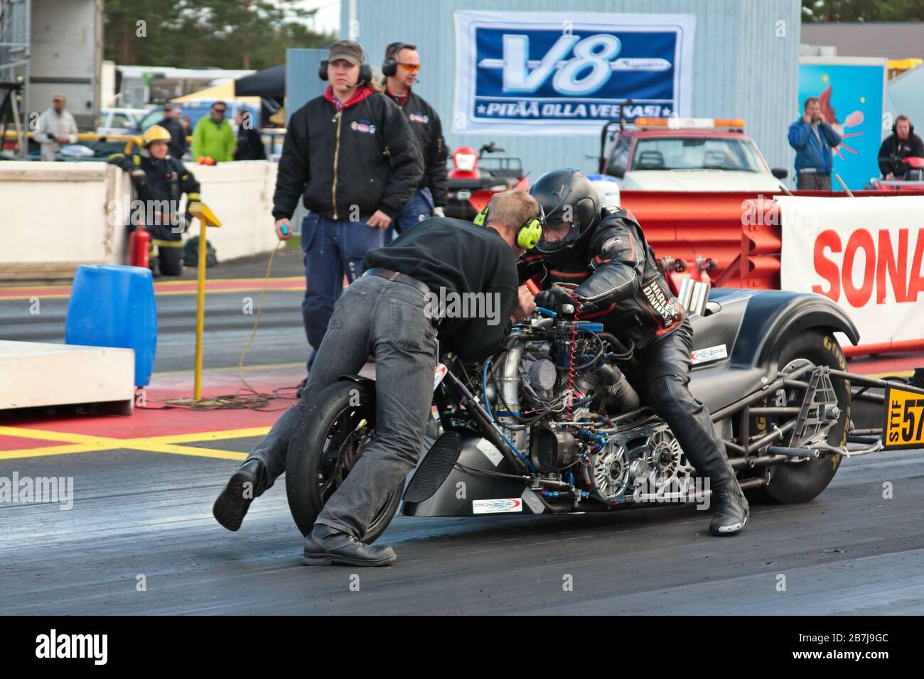 Drag bike hi-res stock photography and images - Alamy