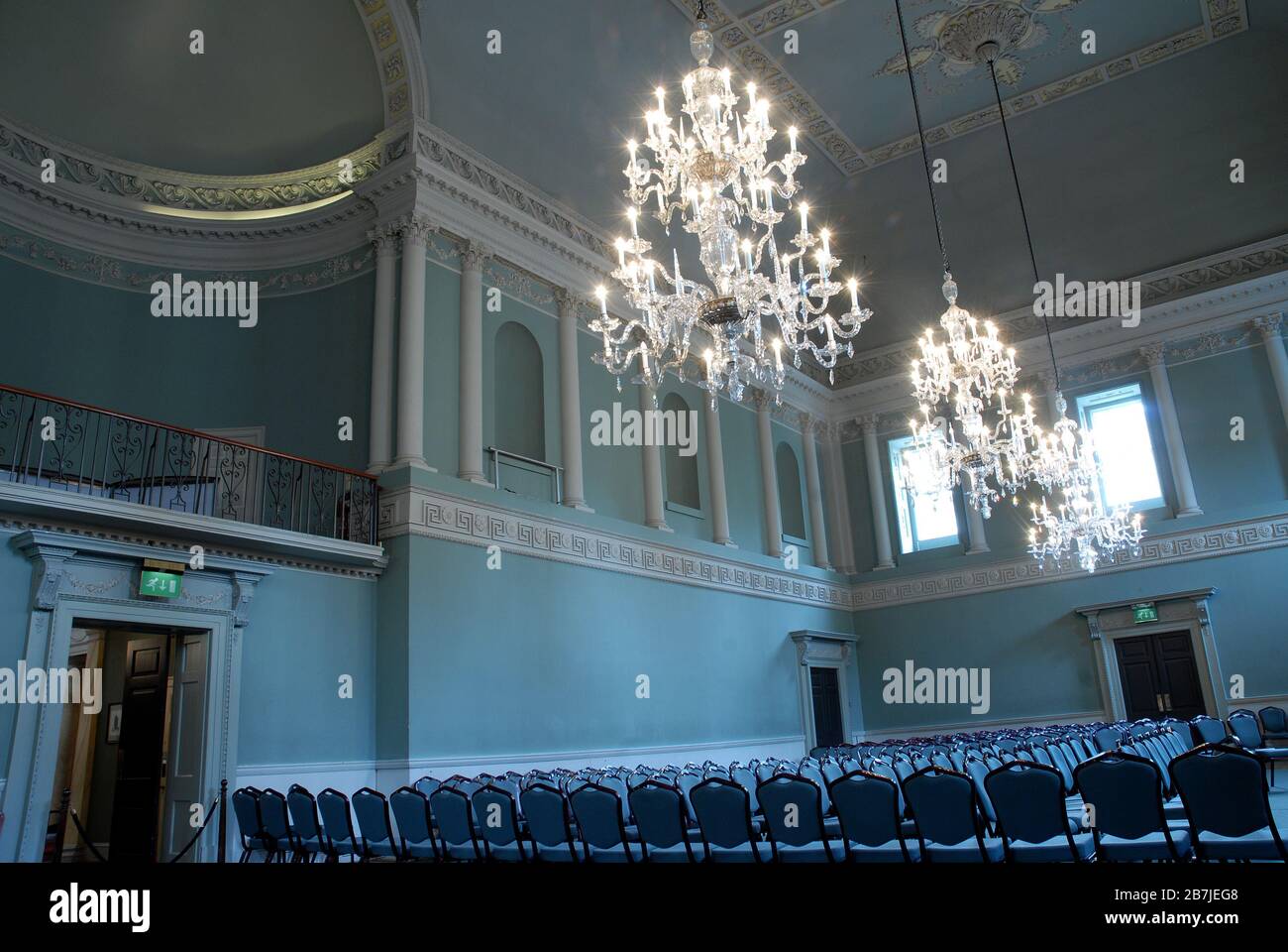 0235 The Ball room, Bath Assembly Rooms were opened 1771.