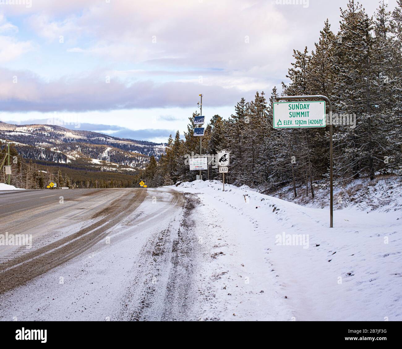 Canada Highway Road Signs High Resolution Stock Photography and Images ...
