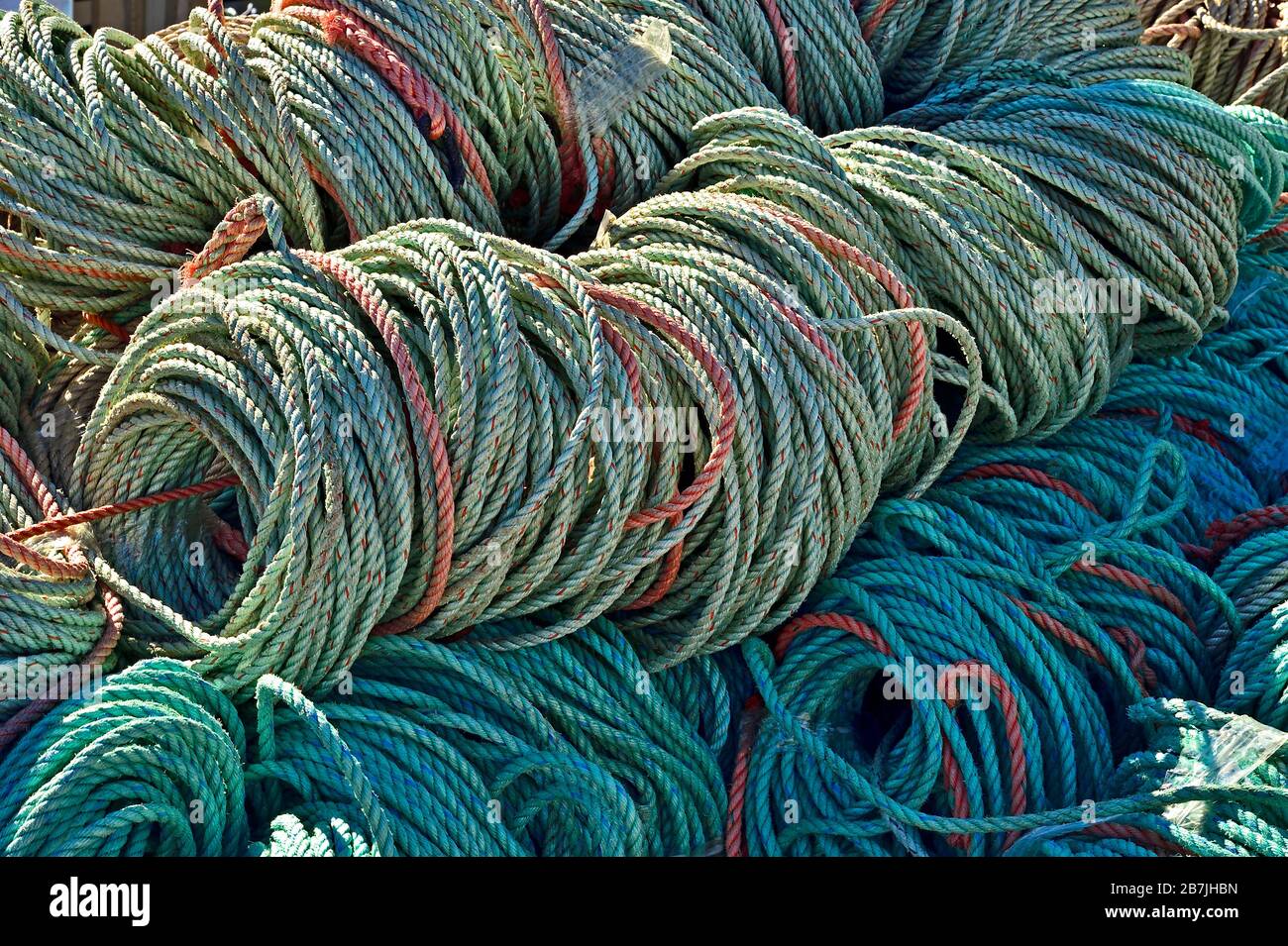 Rope pile hi-res stock photography and images - Alamy