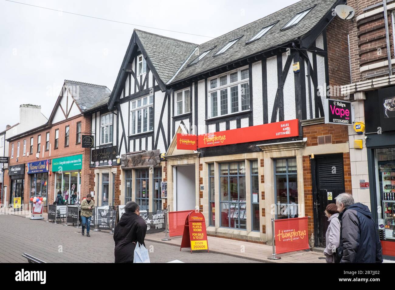 Loughborough town centre hires stock photography and images Alamy
