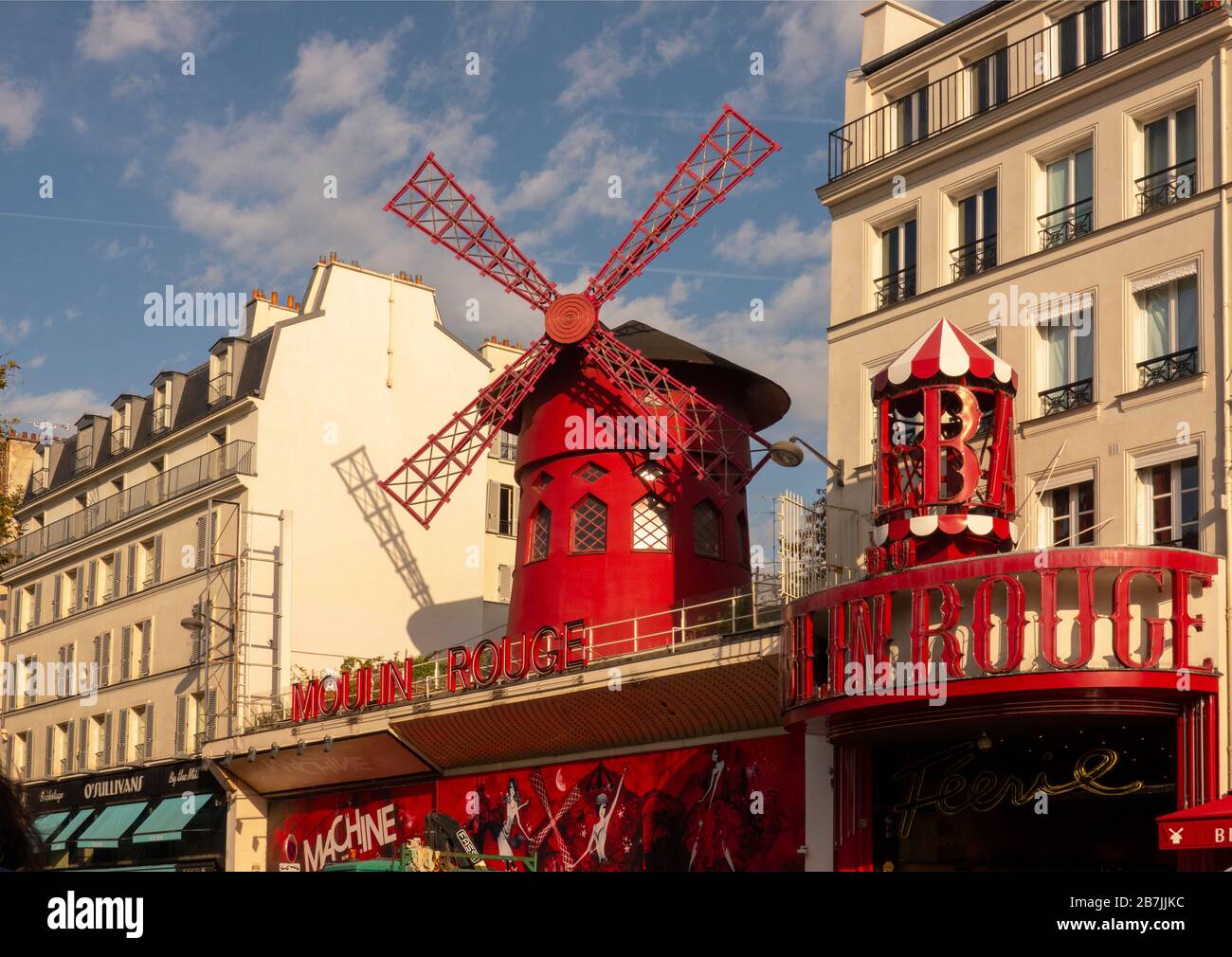 Moulin Rouge Paris France Stock Photo