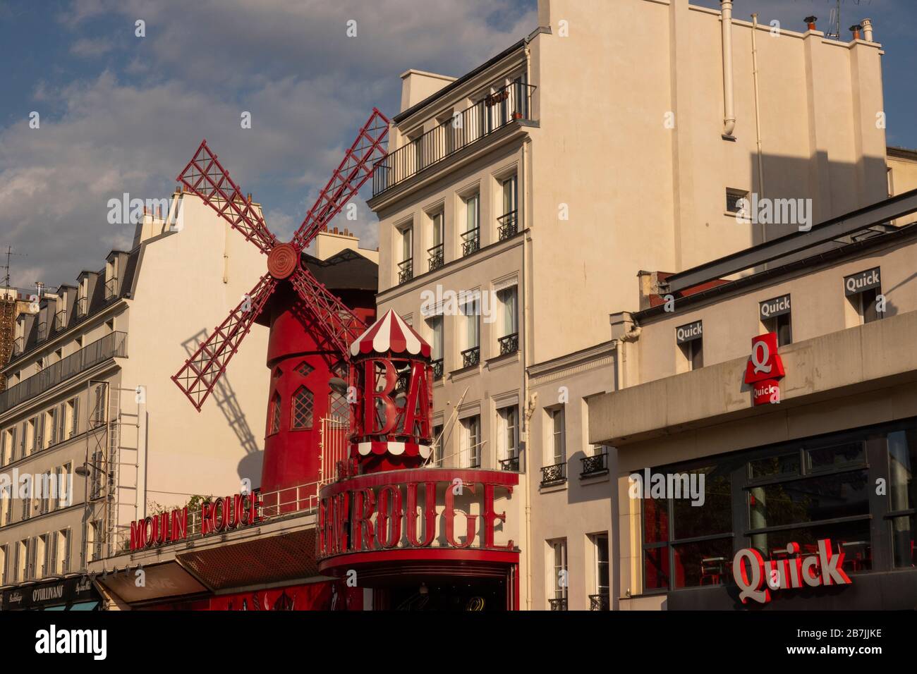 Moulin Rouge Paris France Stock Photo