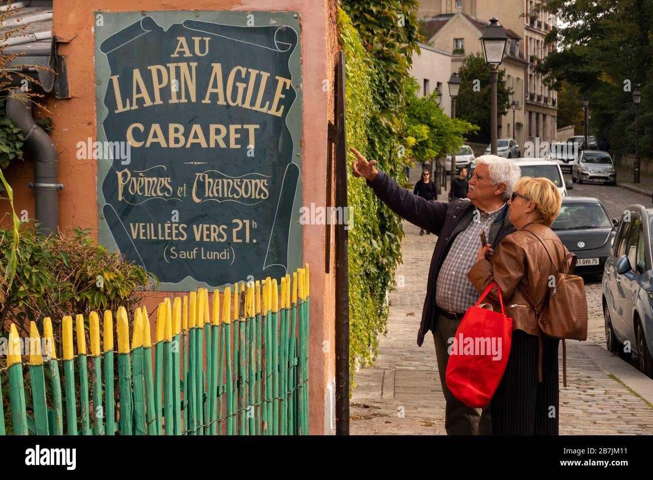 Au Lapin Agile cabaret Montmatre Paris France Stock Photo