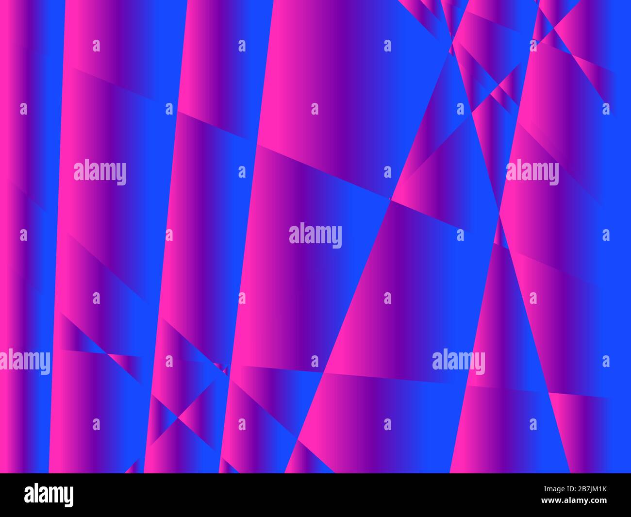 Gradient polygonal background. Geometric abstract pattern with gradient color. Triangles and rectangles. Vector illustration Stock Vector