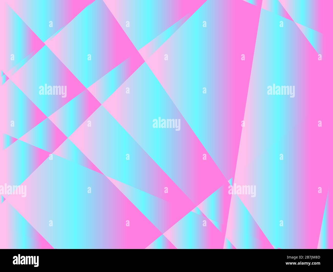 Gradient polygonal background. Geometric abstract pattern with gradient color. Triangles and rectangles. Vector illustration Stock Vector