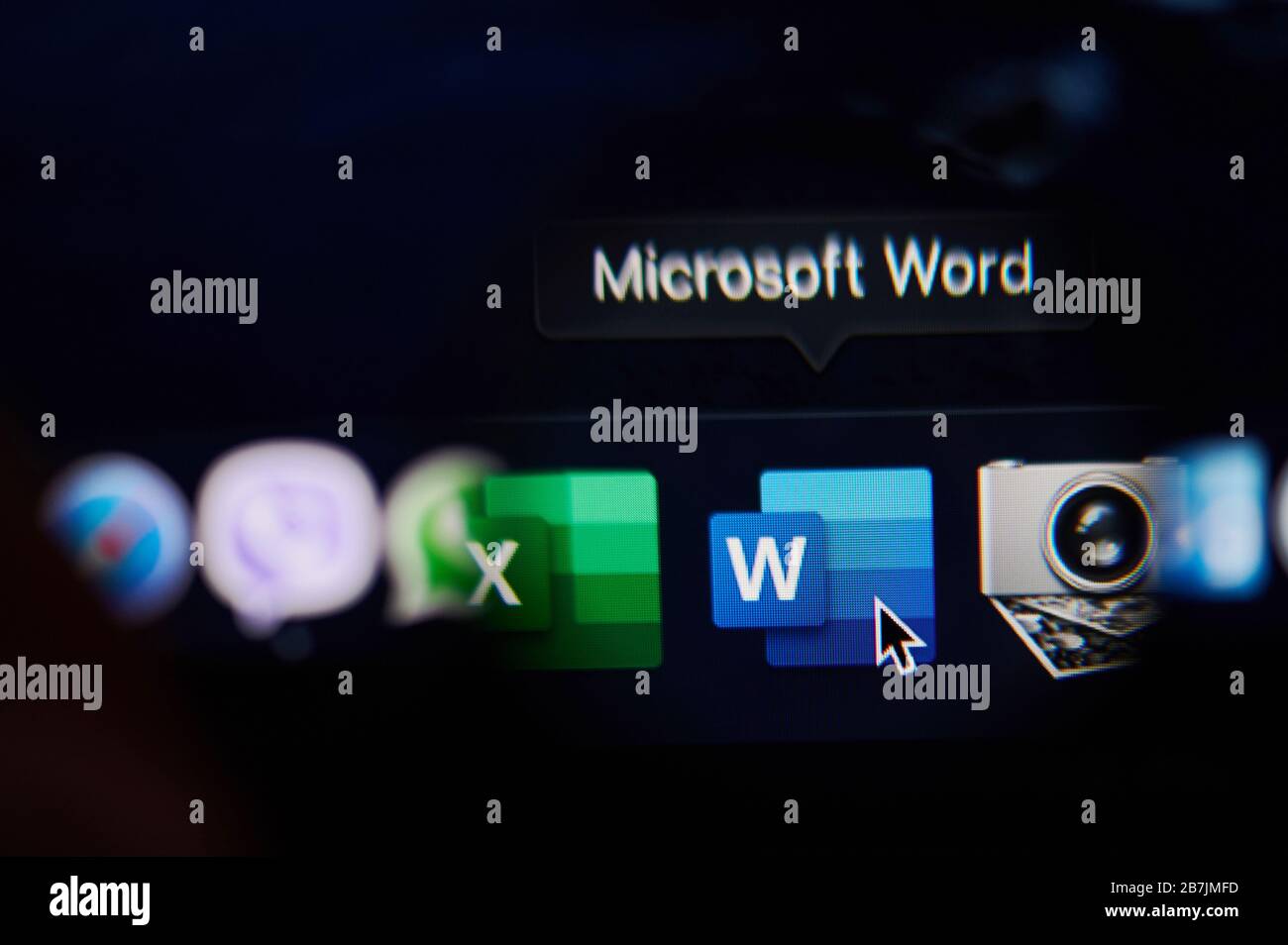 New york usa march 13 2020 starting microsoft office word program
