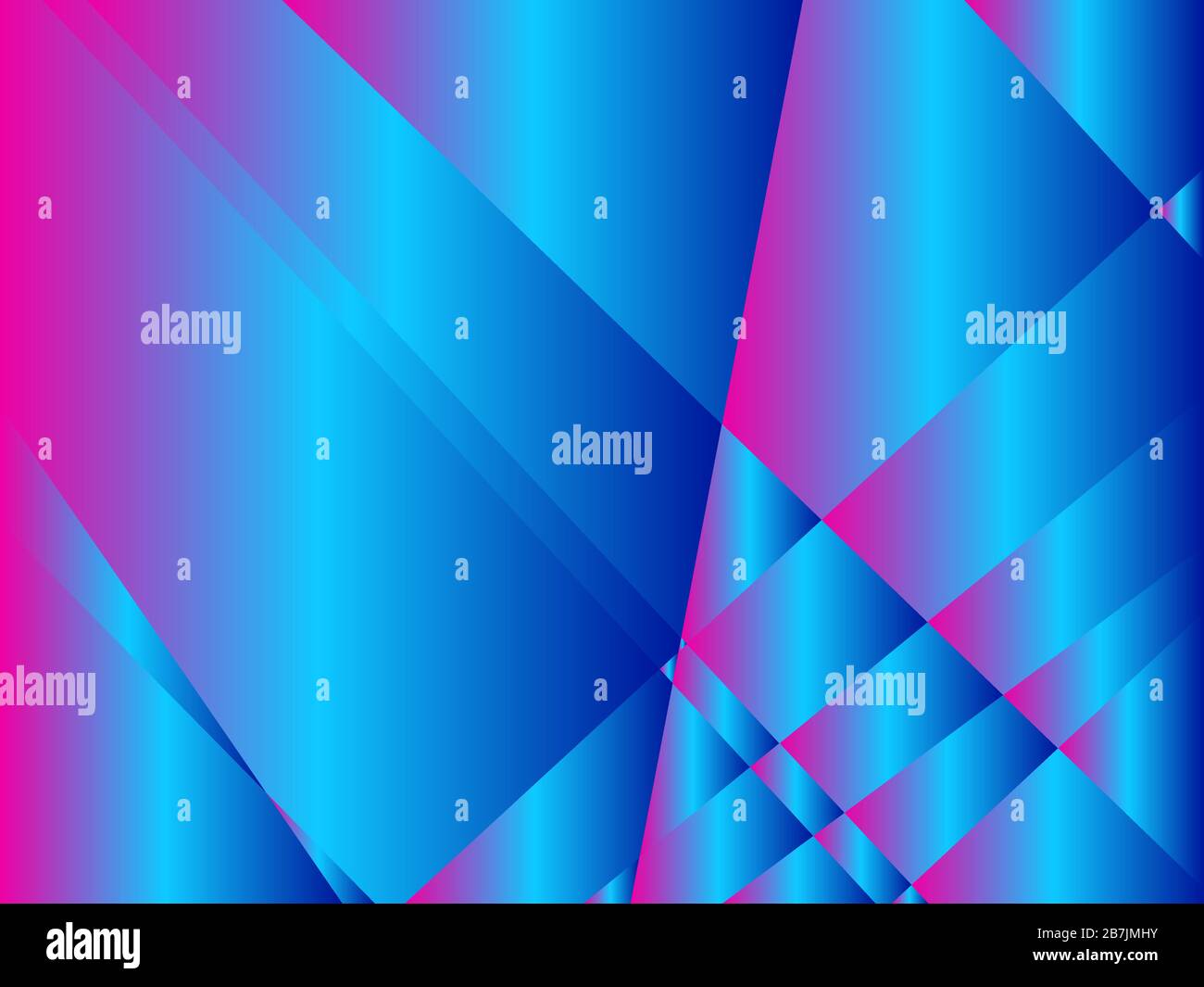 Gradient polygonal background. Geometric abstract pattern with gradient color. Triangles and rectangles. Vector illustration Stock Vector