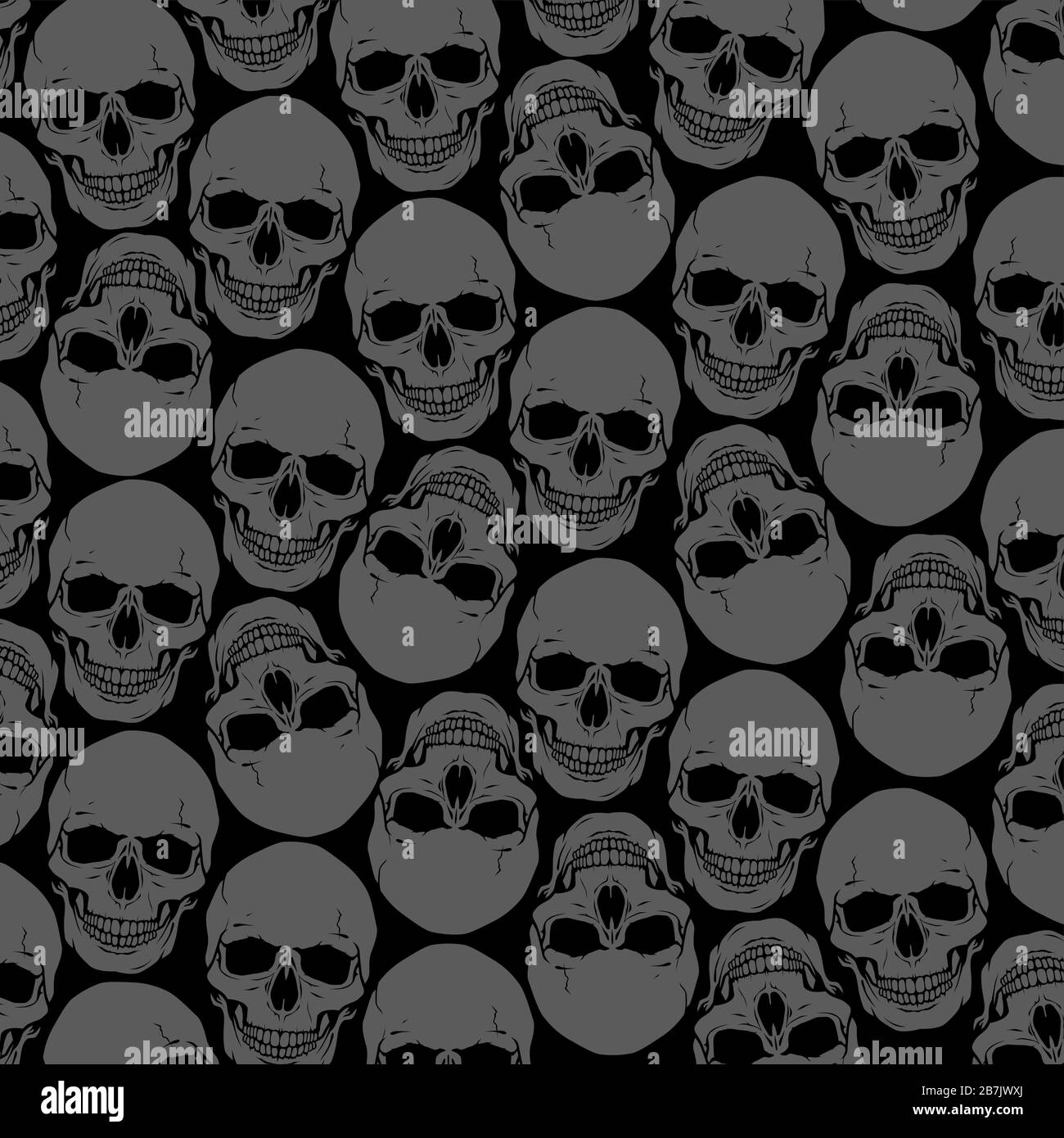 Skull vector graphic - death symbol Stock Vector