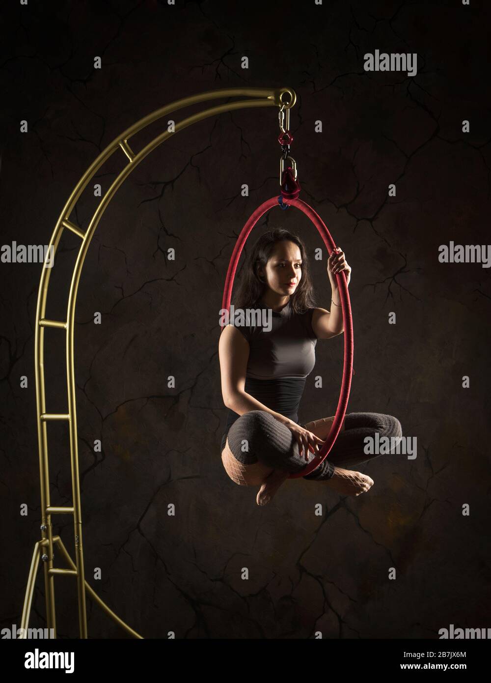 Woman gymnast exercises light hi-res stock photography and images - Alamy