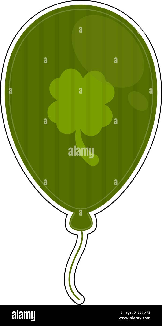 Isolated green balloon icon Stock Vector Image & Art - Alamy