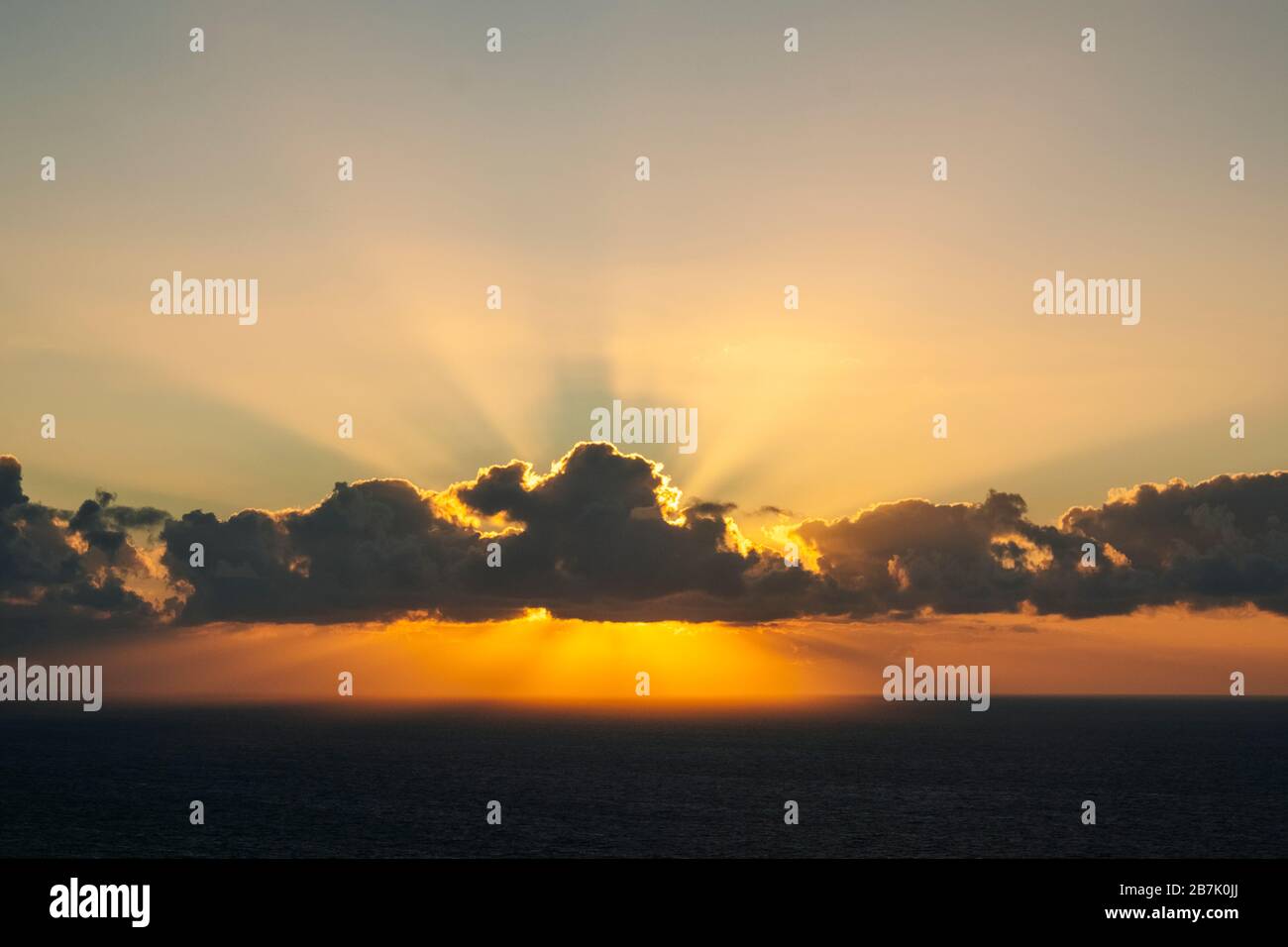 Sunbeams on the sea hi-res stock photography and images - Alamy