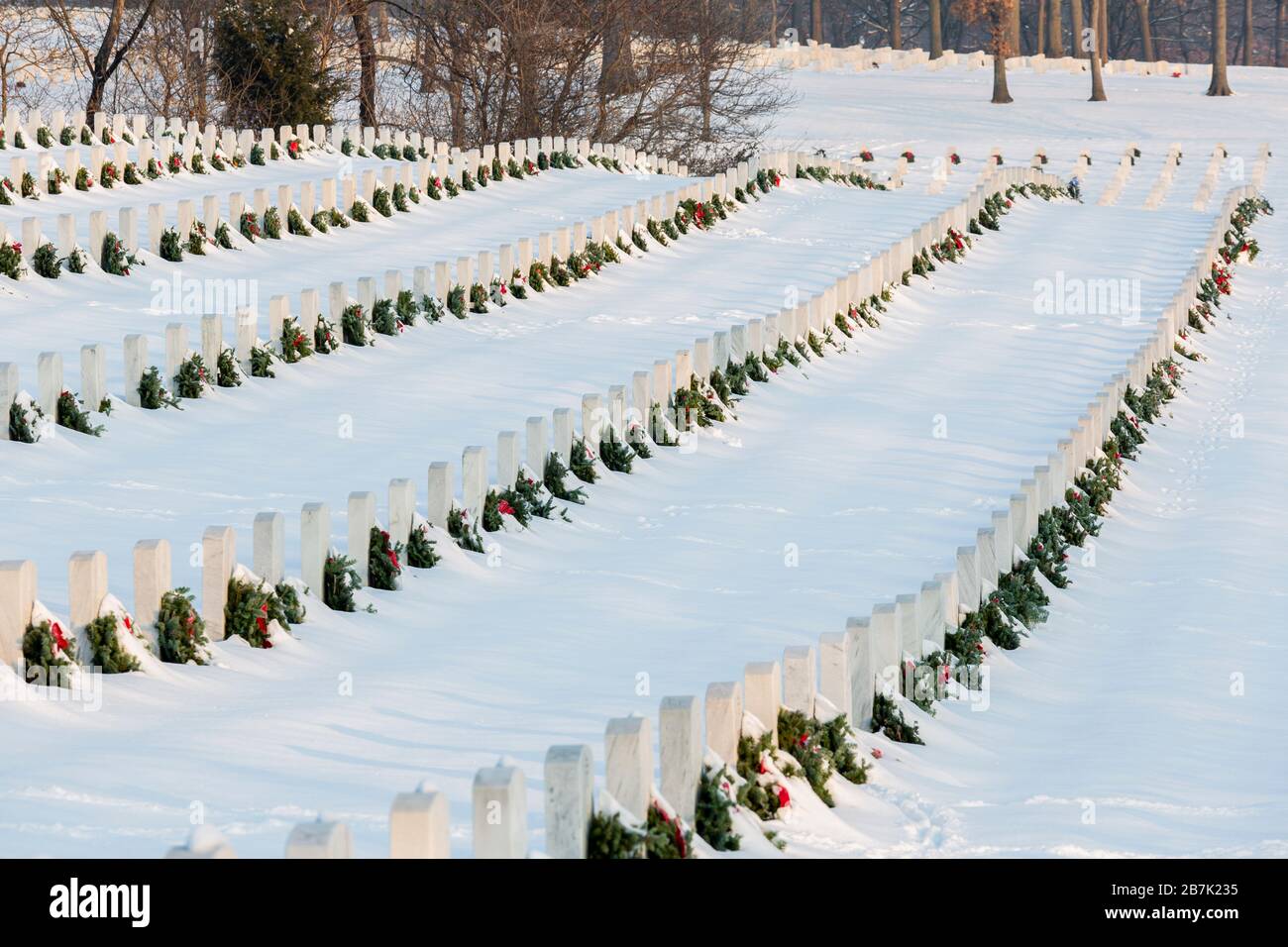 Winter jefferson barracks national cemetery hires stock photography and images Alamy
