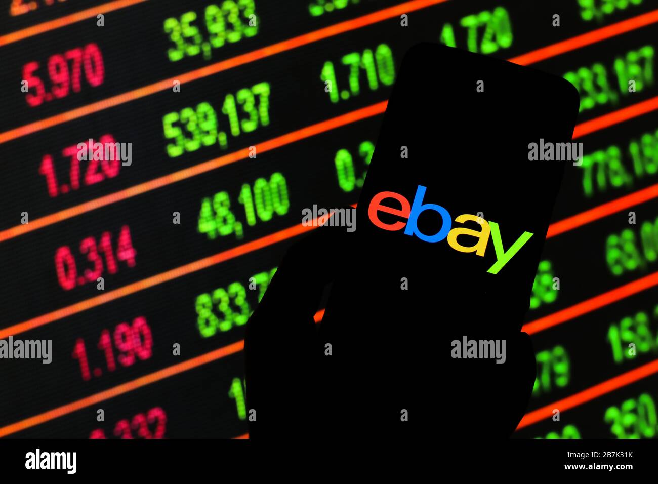 Poland 13th Mar 2020 In This Photo Illustration An Ebay Logo