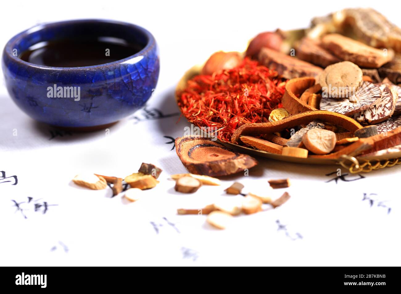 Chinese herbal medicine, Medical concept Stock Photo