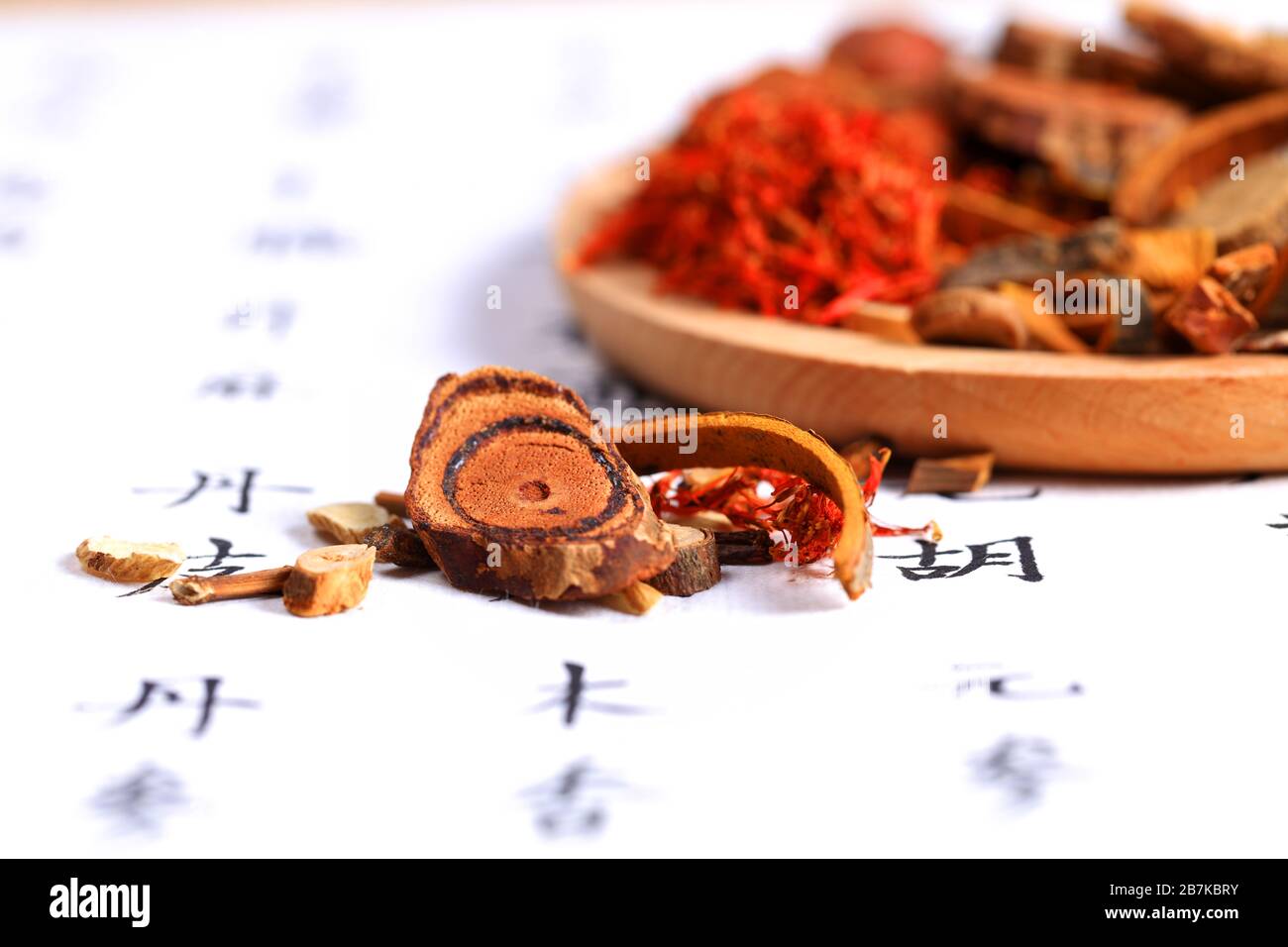 Chinese herbal medicine, Medical concept Stock Photo