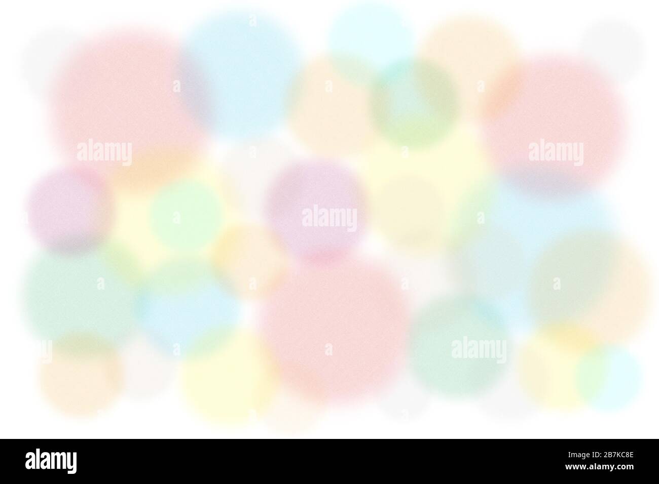 Light watercolor dots, circle shapes, Blurred decorative design background Stock Photo
