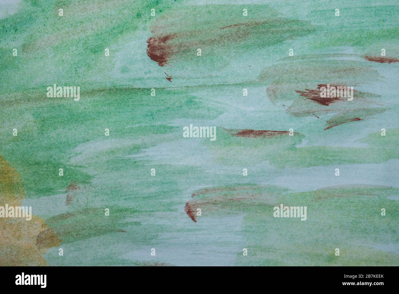 Abstract background painted with watercolor. Stock Photo