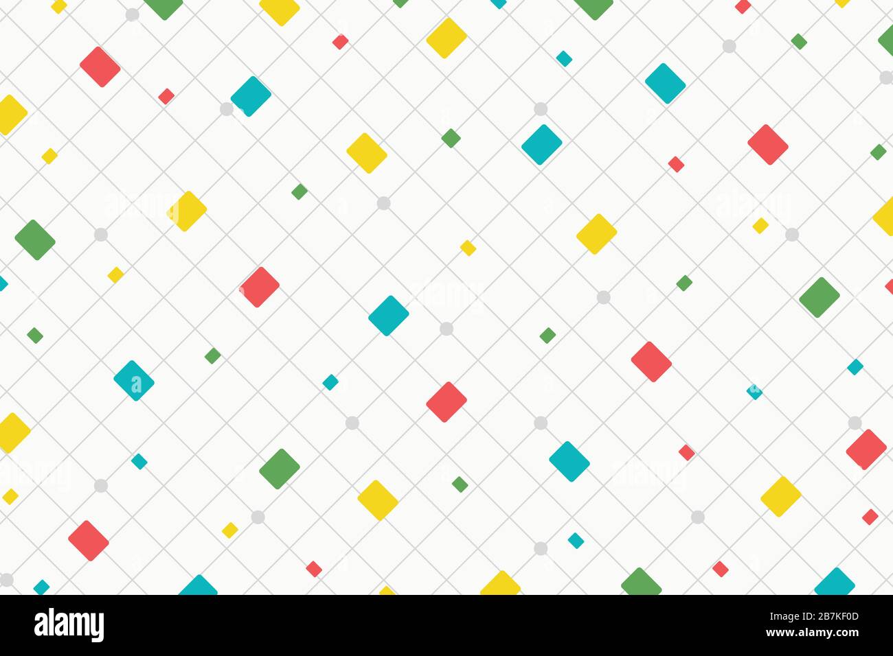 Abstract square pattern of colorful tech design artwork background. Use for ad, poster, artwork, template design, print. illustration vector eps10 Stock Vector