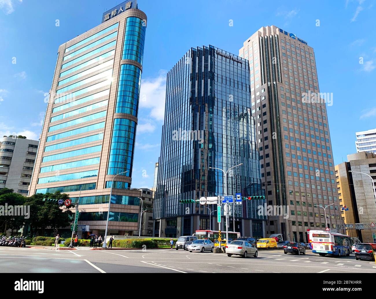 File A View Of The City Center Of Taipei City Southeast China S Taiwan Province 9 November 2019 Local Caption Fachaoshi Stock Photo Alamy