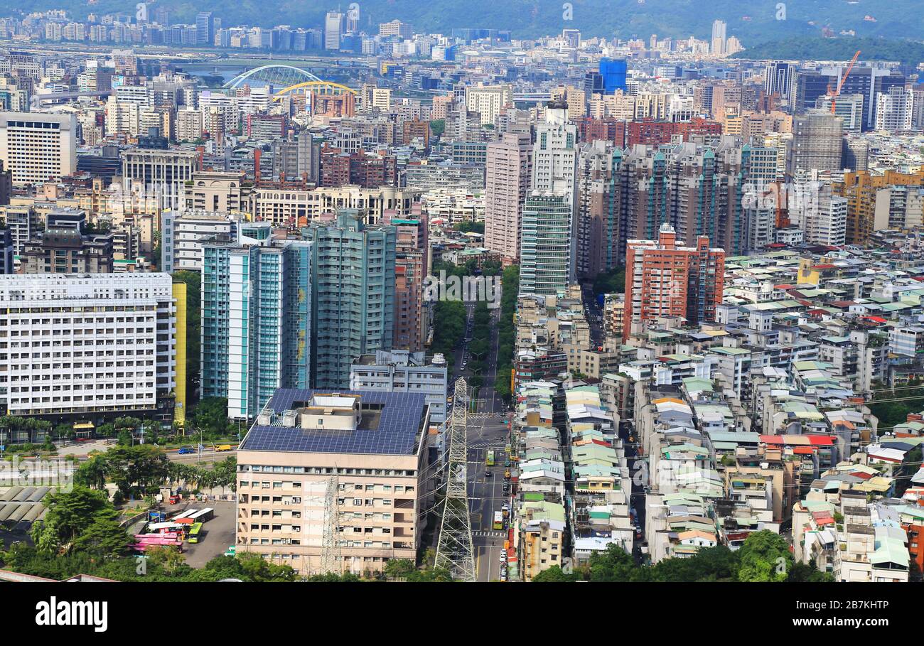 File A View From A High Point To View The City Center Taipei City Southeast China S Taiwan Province 9 November 2019 Local Caption Facha Stock Photo Alamy