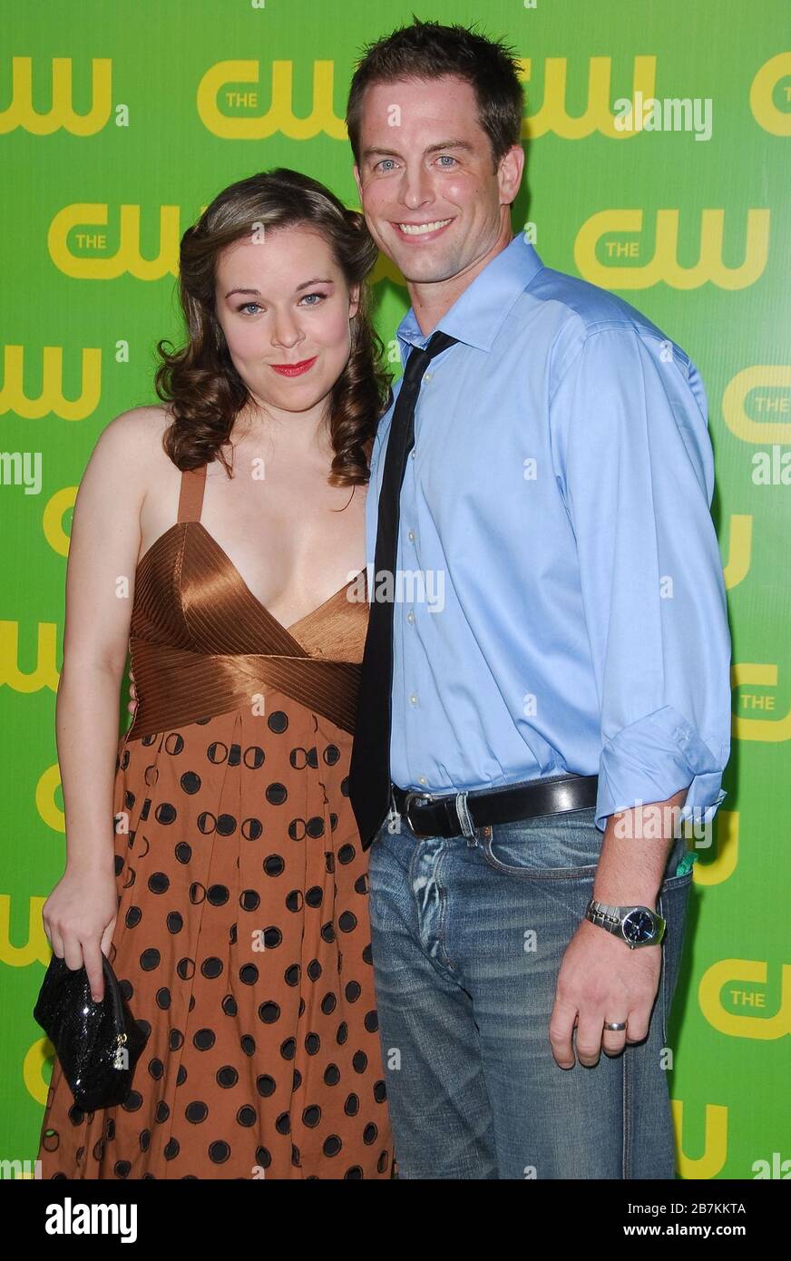 Tina Majorino and Michael Muhney at The CW Network Launch Party held at
