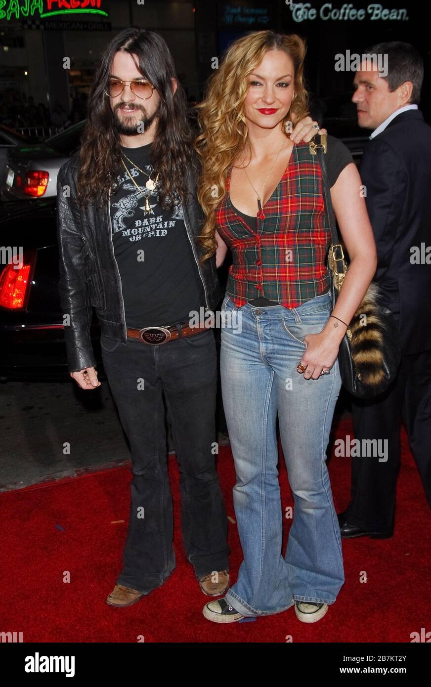 Shooter Jennings and Drea de Matteo at the World Premiere of "Jackass Number Two" held at the