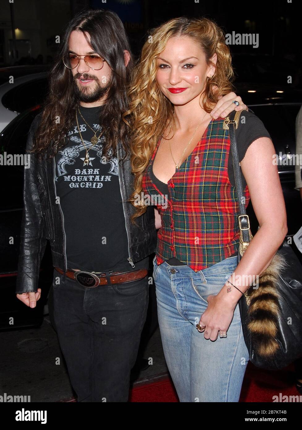 Shooter Jennings and Drea de Matteo at the World Premiere of 'Jackass Number Two' held at the Grauman's Mann Chinese Theater in Hollywood, CA. The event took place on Thursday, September 21, 2006.  Photo by: SBM / PictureLux - File Reference # 33984-6671SBMPLX Stock Photo