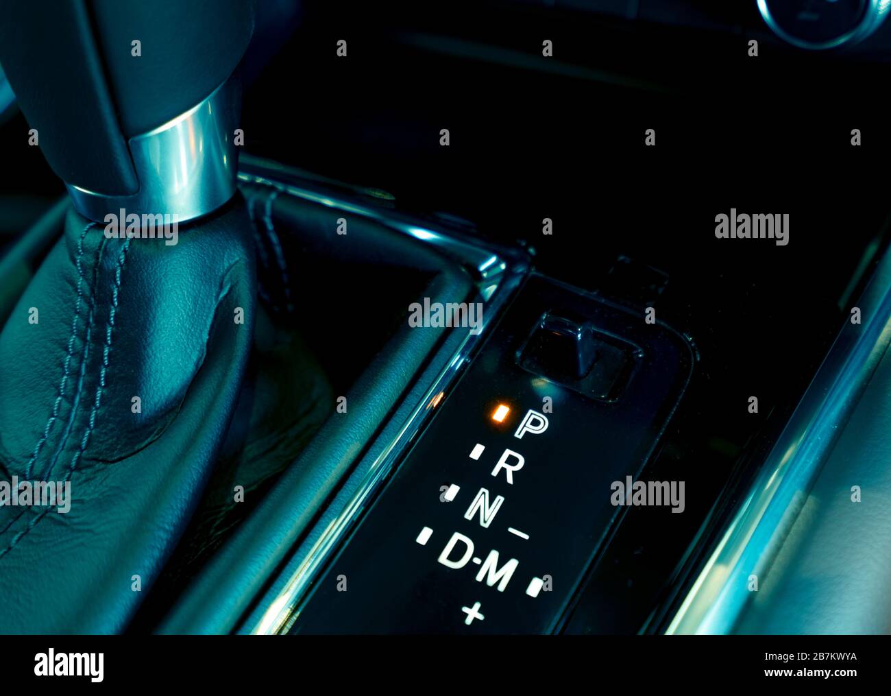 Automatic Car Gear Stick Automatic Transmission Gear Shift Inside Modern And Sport Design Car Gear Stick Shift On Parking Mode Position Park Stock Photo Alamy