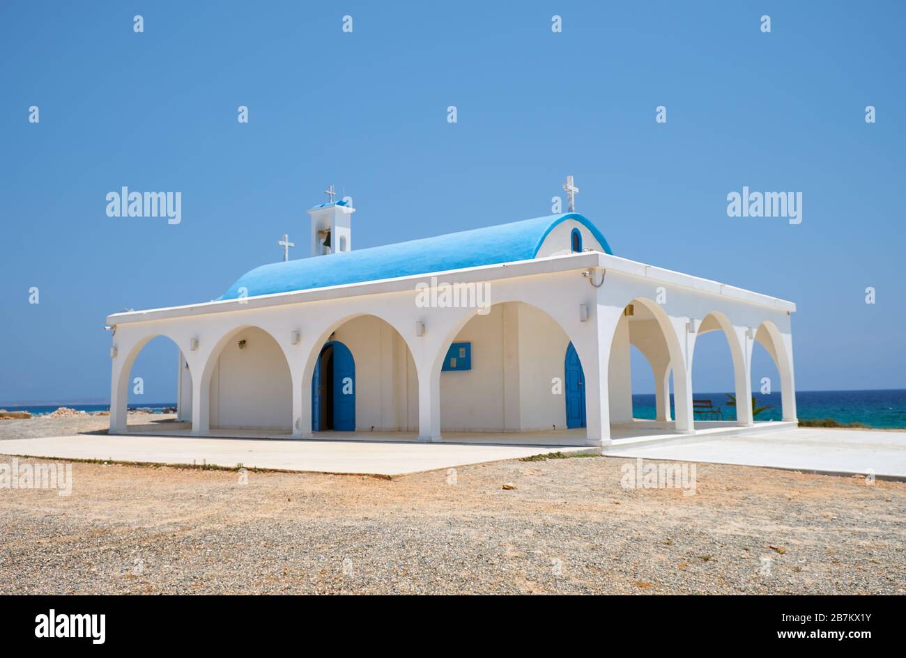 The new Ayia Thekla (Santa tecla)