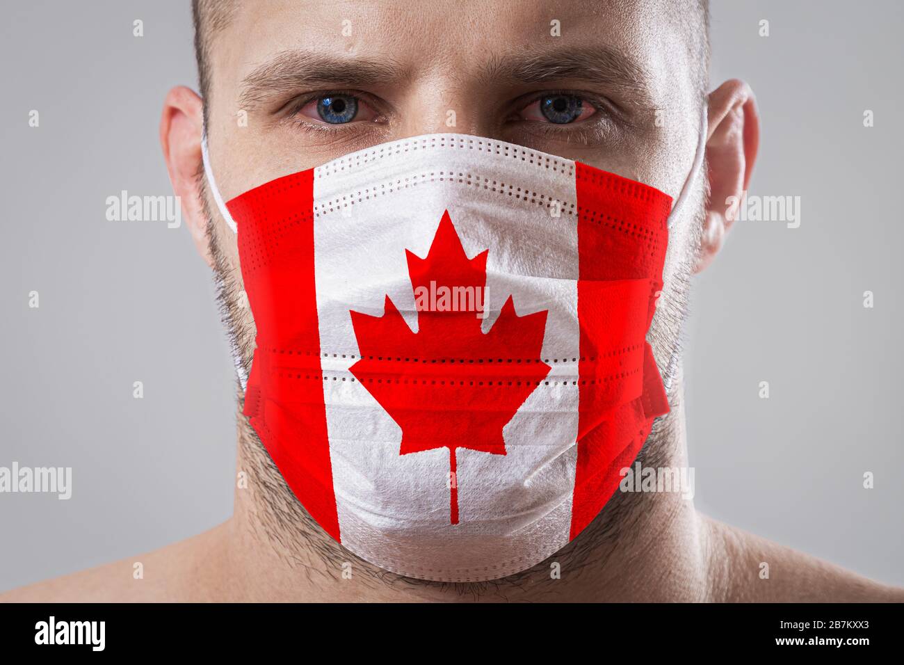 Download Canadian Flag Face Mask High Resolution Stock Photography And Images Alamy PSD Mockup Templates