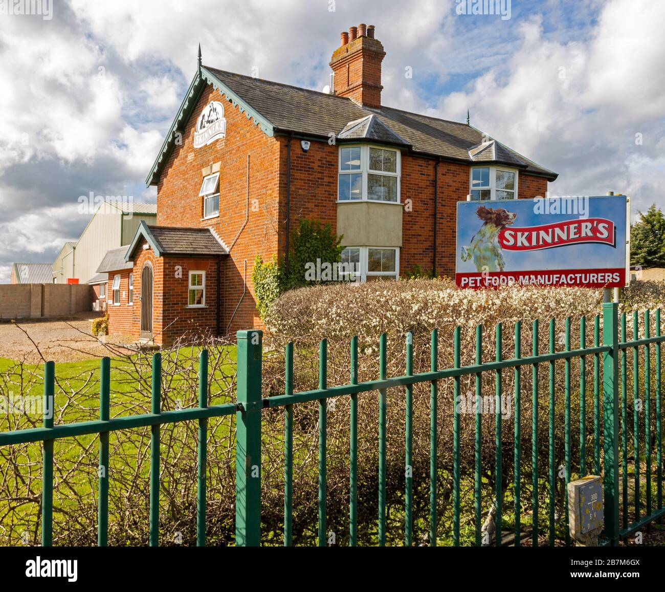 Skinner's pet food manufacturers, Stradbroke, Suffolk, England, UK