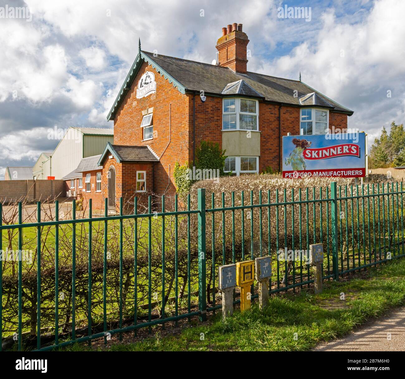 Skinner's pet food manufacturers, Stradbroke, Suffolk, England, UK