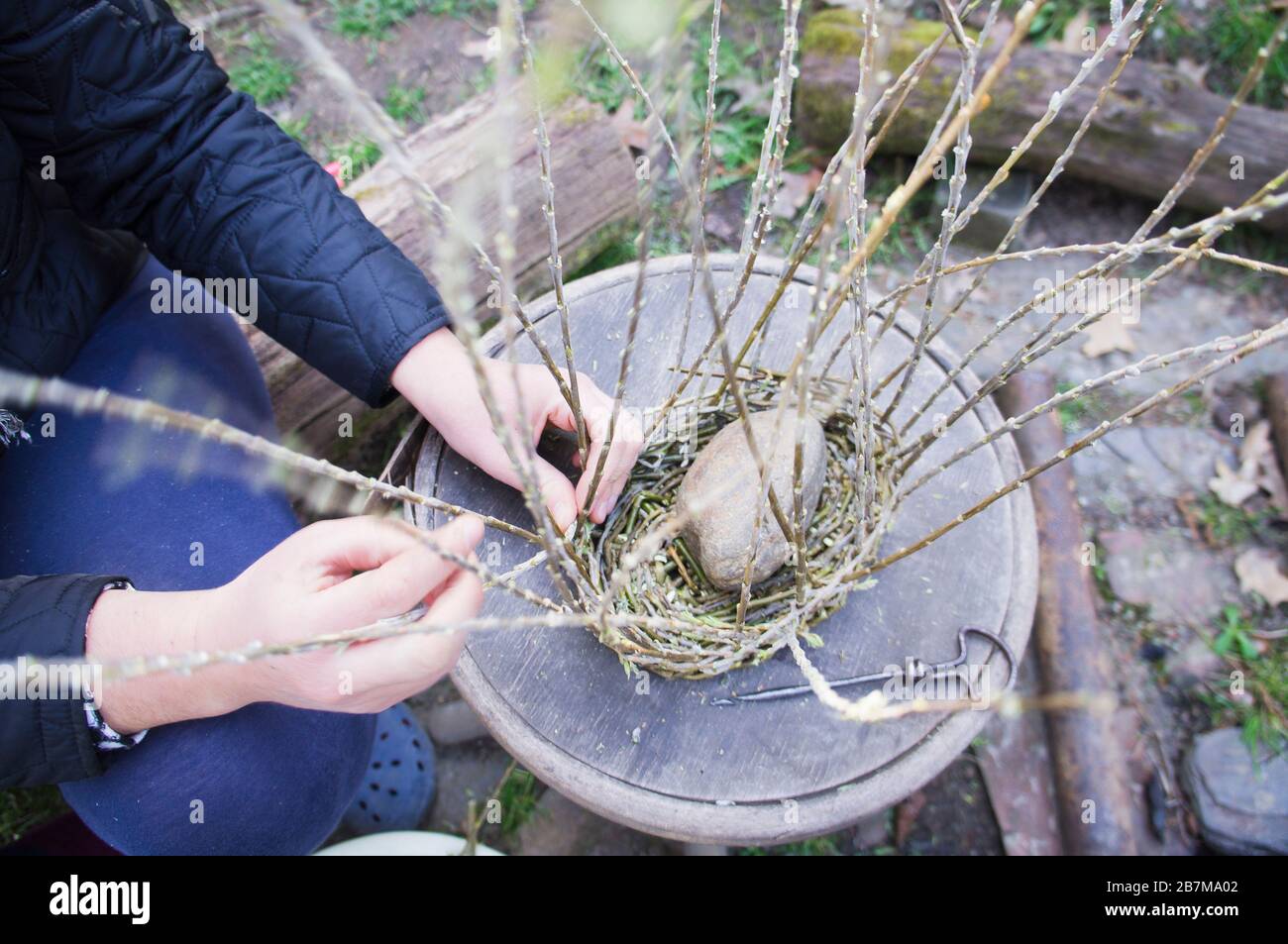 Willow rods hires stock photography and images Alamy